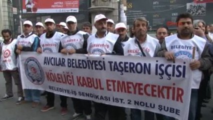 Beyoğlu'nda Khk ile Televizyon Kanallarının Kapatılması Eylemi...