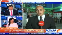 Ahora es que reconocen que lo padecemos: Responsable de comedor comunitario ante niveles de pobreza en Argentina anunciados por Macri