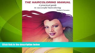 Big Deals  The Haircoloring Manual  Best Seller Books Best Seller