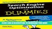 [PDF] Search Engine Optimization For Dummies (For Dummies (Computer/Tech)) Popular Online