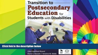 Big Deals  Transition to Postsecondary Education for Students With Disabilities  Best Seller Books