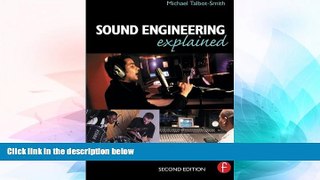 Big Deals  Sound Engineering Explained  Best Seller Books Best Seller