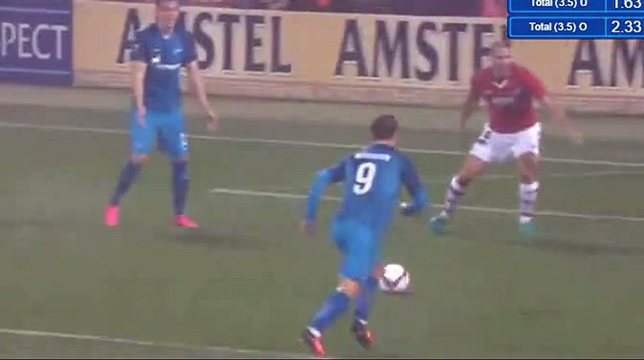 1-0 Alexander Kokorin Goal HD - Zenit 1-0 AZ Alkmaar 29.09.2016 HD