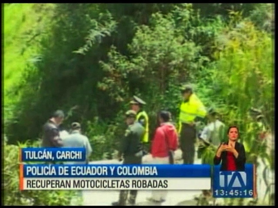 Operativo binacional permite recuperar motocicletas robadas