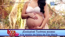 Flor María Palomeque compartió con nosotros una dulce y tierna sesión de fotos de su embarazo