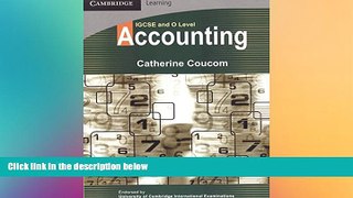 Big Deals  IGCSE and O Level Accounting (Cambridge Learning)  Best Seller Books Most Wanted