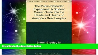 Big Deals  The Public Defender Experience: A Student Career Guide into the Heads and Hearts of