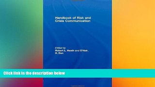 Big Deals  Handbook of Risk and Crisis Communication (Routledge Communication)  Free Full Read