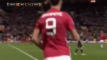 Zlatan Ibrahimović Goal HD - Manchester United 1-0 Zorya - 29.09.2016 HD