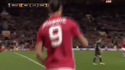 Zlatan Ibrahimović Goal HD - Manchester United 1-0 Zorya - 29.09.2016 HD