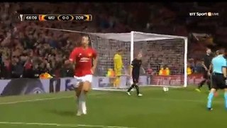1-0 Zlatan Ibrahimovic Goal HD - Manchester United 1-0 Zorya Luhansk 29.09.2016 HD