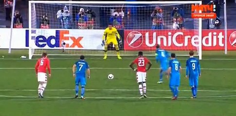 Criscito D. (Penalty) - Zenit Petersburg 4-0 AZ Alkmaar 29.09.2016