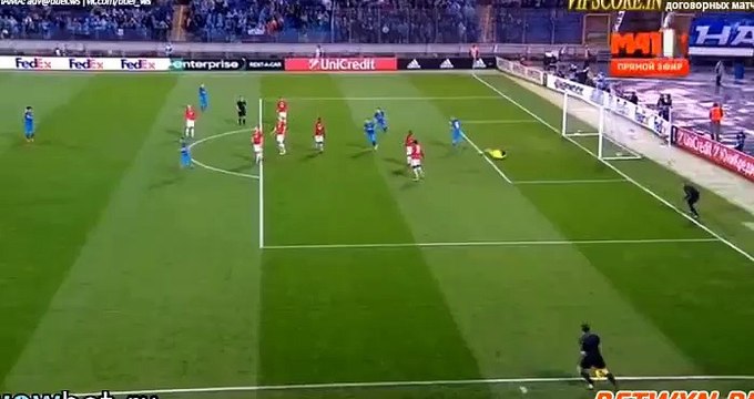 Oleg Shatov Goal - Zenit Petersburg 5-0 AZ Alkmaar 29.09.2016