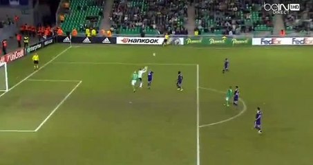 Nolan Roux  Goal - St Etienne 1-1 Anderlecht 29.09.2016