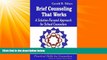 Big Deals  Brief Counseling That Works: A Solution-Focused Approach for School Counselors