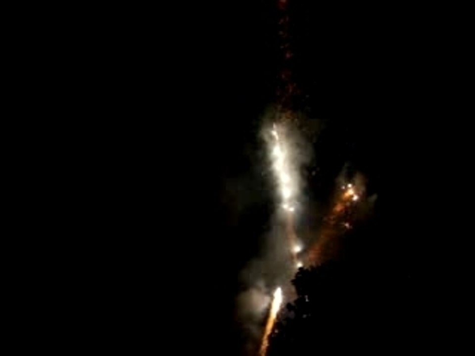 Feu d'artifice à Veauche