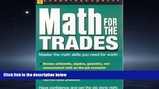 READ book  Math For The Trades  FREE BOOOK ONLINE