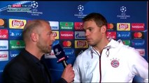 Manuel Neuer post match interviews - Atletico Madrid v Bayern