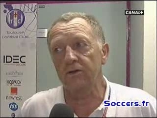 Interview Aulas - Toulouse Lyon (1-0) 2007/2008