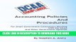 New Book Accounting Policies And Procedures: For Small Government Contractors Working With the