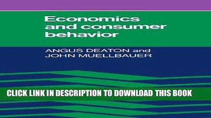 New Book Economics and Consumer Behavior