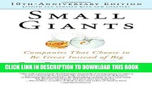 Collection Book Small Giants: Companies That Choose to Be Great Instead of Big, 10th-Anniversary
