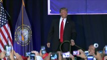 Trump campaigns in New Hampshire as early voting begins