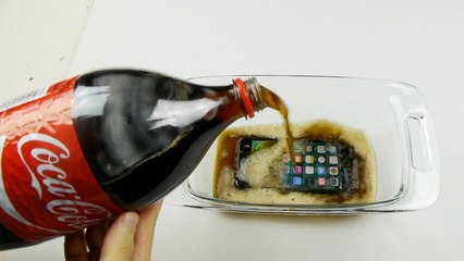 iPhone 7 frozen in Coca-Cola for 12 hours, see what happens next….
