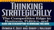 New Book Thinking Strategically: The Competitive Edge in Business, Politics, and Everyday Life