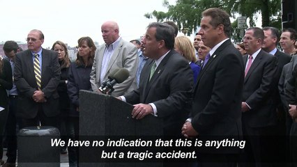 NY and NJ governors: Train crash speculation unhelpful