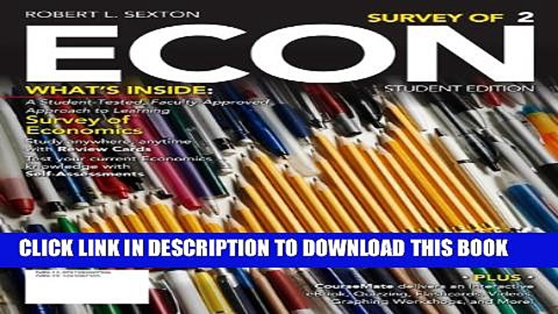 ⁣Collection Book Survey of ECON 2 (With CourseMate Printed Access Card) (New, Engaging Titles from