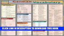 Collection Book German Vocabulary (Quickstudy: Academic)