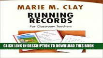 Collection Book Running Records for Classroom Teachers