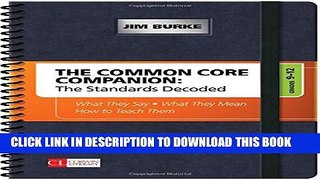 Collection Book The Common Core Companion: The Standards Decoded, Grades 9-12: What They Say, What