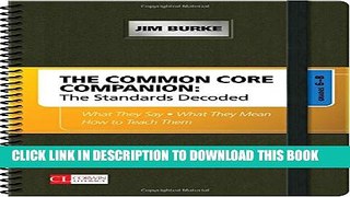 New Book The Common Core Companion: The Standards Decoded, Grades 6-8: What They Say, What They