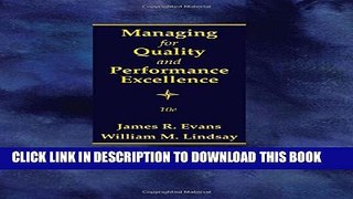 Collection Book Managing for Quality and Performance Excellence