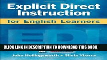 Collection Book Explicit Direct Instruction for English Learners