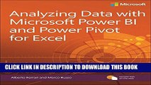 New Book Analyzing Data with Power BI and Power Pivot for Excel (Business Skills)