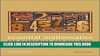 Collection Book Essential Mathematics for Economics and Business