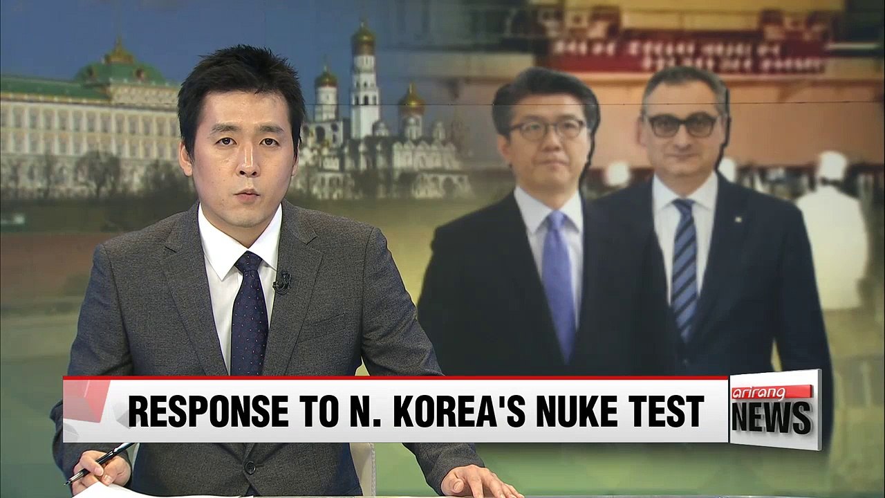 Top nuclear envoys from S. Korea, Russia meet to discuss countermeasures against N. Korea's fifth nuke test