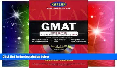 Big Deals  Kaplan GMAT With CD-ROM, Fifth Edition (Gmat (Kaplan)(Book   Cdrom))  Free Full Read