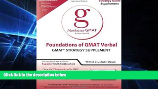 Big Deals  Foundations of GMAT Verbal (Manhattan GMAT Preparation Guide: Foundations of Verbal)