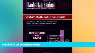 Big Deals  Manhattan Review Turbocharge Your GMAT: Math Solutions Guide  Best Seller Books Most