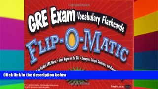 Big Deals  Kaplan GRE Exam Vocabulary Flashcards Flip-O-Matic  Free Full Read Best Seller