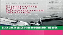 New Book Comparing Clinical Measurement Methods: A Practical Guide