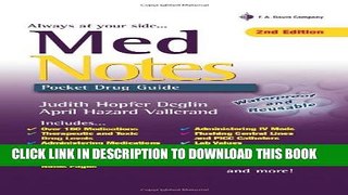 New Book MedNotes: Pocket Drug Guide (Davis s Notes)