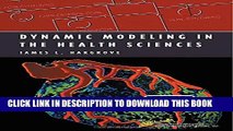 New Book Dynamic Modeling in the Health Sciences (Modeling Dynamic Systems)