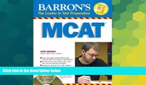 Big Deals  Barron s MCAT with CD-ROM: Medical College Admission Test (Barron s MCAT (W/CD))  Best