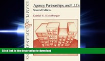 READ THE NEW BOOK Agency, Partnerships, and LLCs: Examples and Explanations (Examples