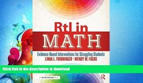 READ BOOK  RtI in Math: Evidence-Based Interventions for Struggling Students (Eye on Education)